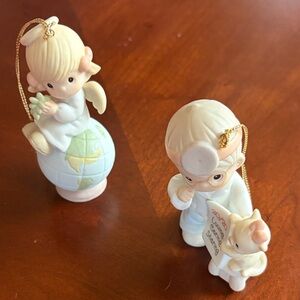 Lot of 2 Precious Moments Ornaments.